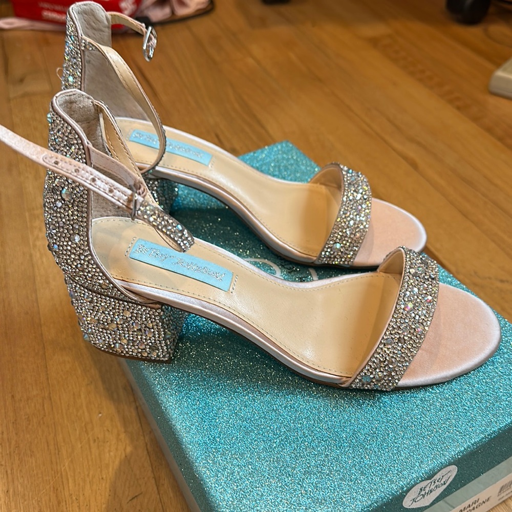 Betsey Johnson embellished heels
